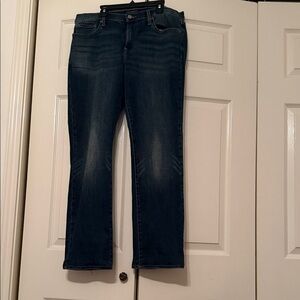 Lucky Brand Straight Leg Jeans in Dark Blue Wash